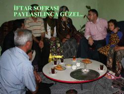 ‘İftar paylaşılınca güzel'